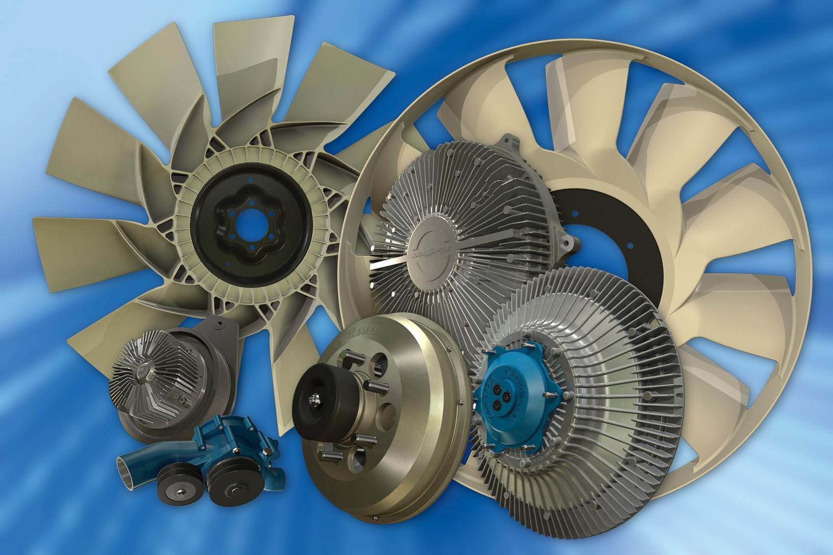 Как снять вентилятор на камазе двигатель камминз BorgWarner displays viscous fan drives, engine cooling fans at ACMA Automechanik