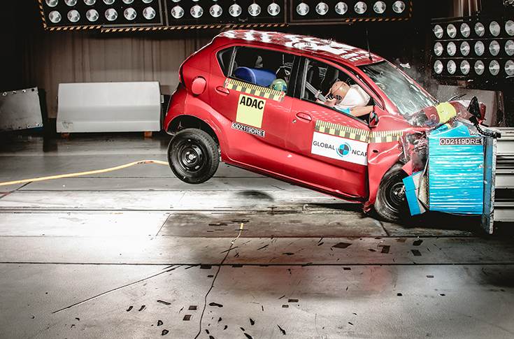 Datsun Redigo GNCAP crash test