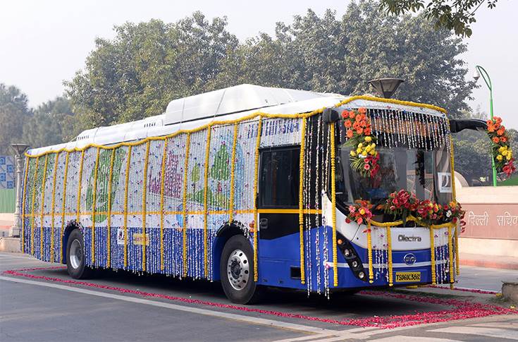 eBuzz K9 electric bus from Olectra-BYD 