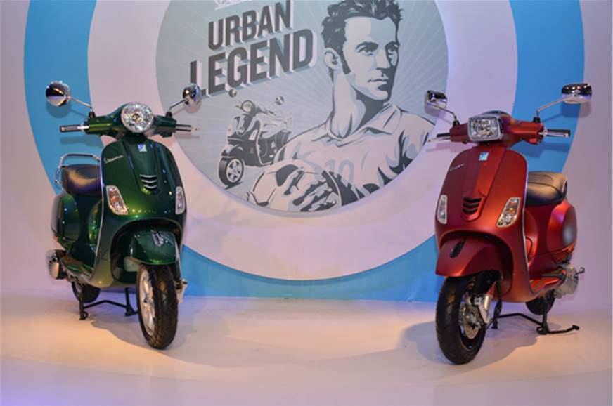 Vespa 150cc Vxl And Sxl First Look Autocar India
