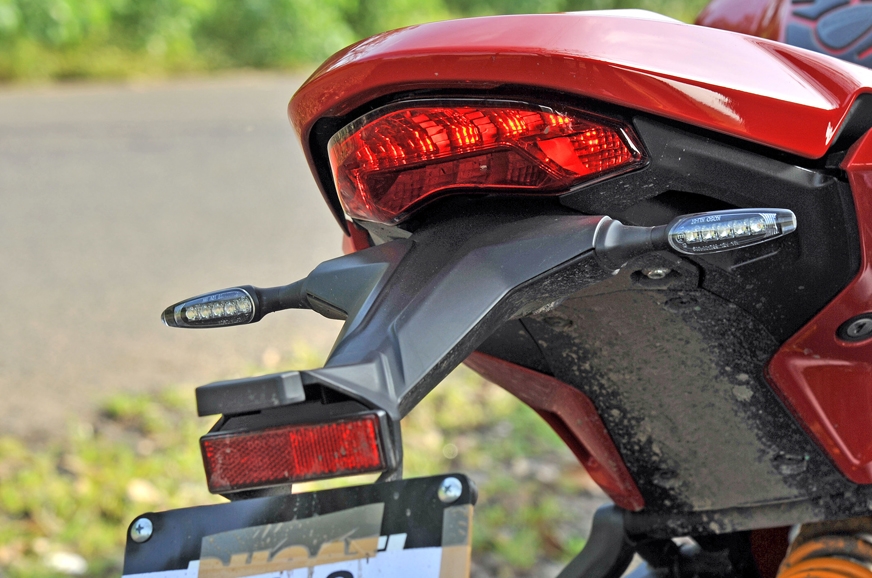 The sleek LED indicators are not standard and come as par...