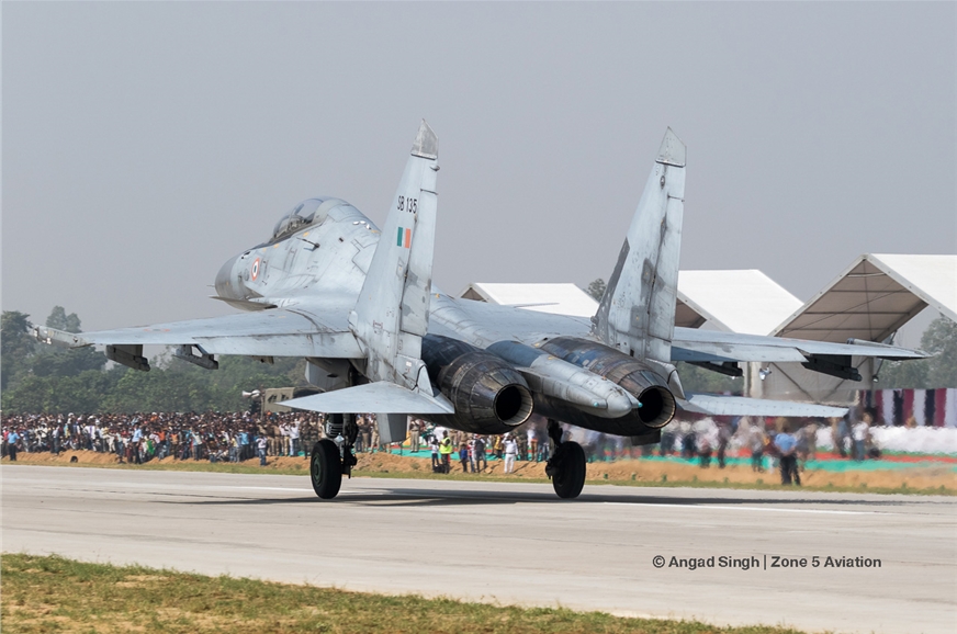 Indian Air Force Sukhoi Su-30MKI.