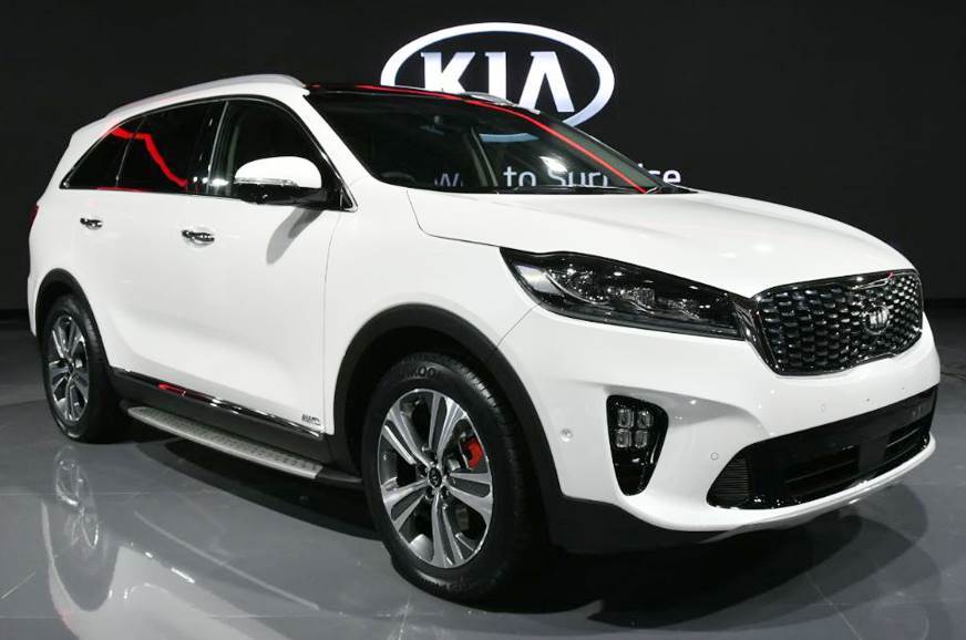 2021 kia sorento suv spied autocar india