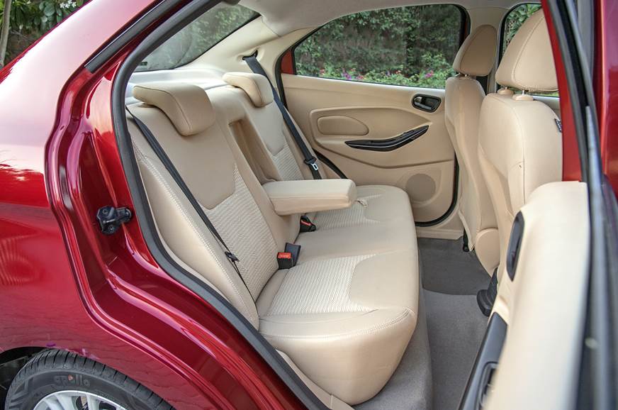 2018 Ford Aspire rear seat
