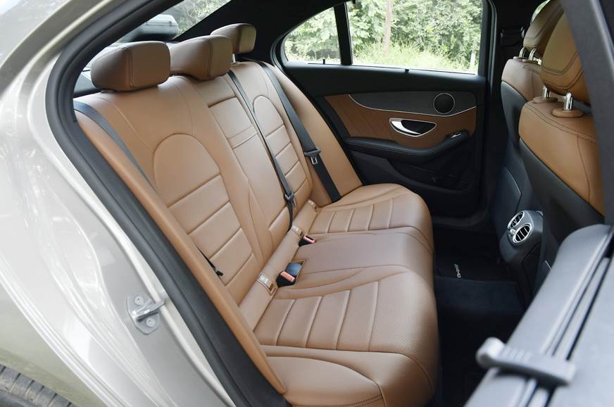 2018 Mercedes-Benz C 300d rear seats