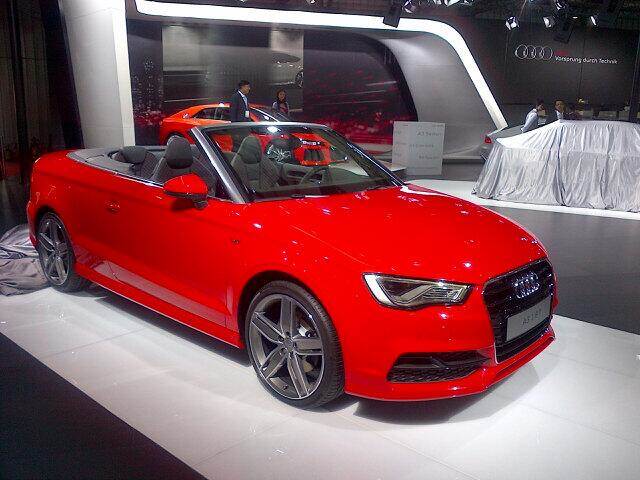 Auto Expo 2014 Audi Sneaks In A3 Cabriolet Autocar India
