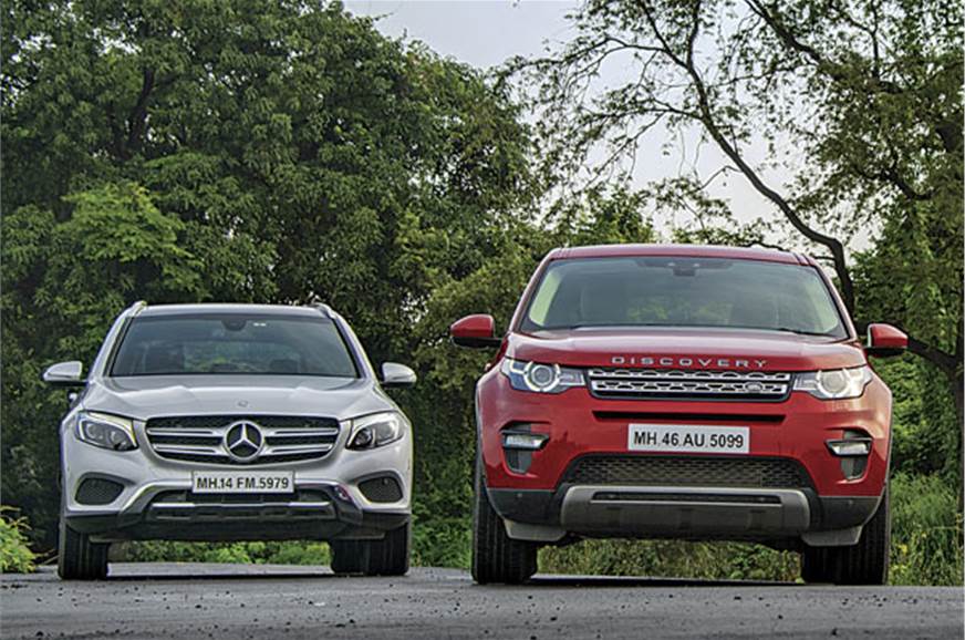 Mercedes Glc300 Vs Land Rover Discovery Sport Petrol