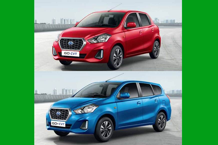 Tata Tiago Vs Datsun Go Plus 2019 Datsun Go and Go+ CVT variant details, features list and more