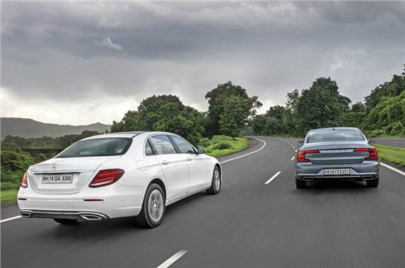 2017 Bmw 520d Vs Mercedes E220d Vs Volvo S90 Vs Jaguar Xf