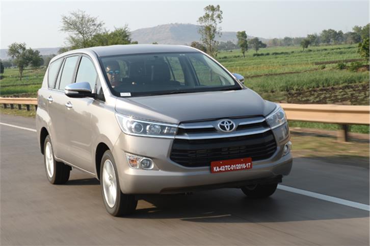 Toyota Innova Crysta India review, test drive