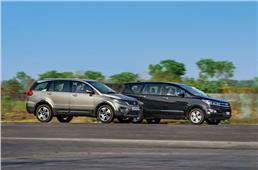 2017 Tata Hexa vs Toyota Innova Crysta automatic comparison