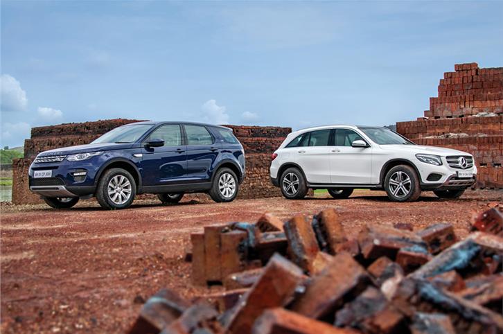 2017 Land Rover Discovery Sport vs Mercedes GLC 220d comp...