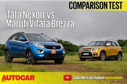2017 Tata Nexon vs Maruti Vitara Brezza comparison video