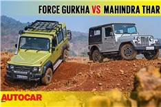 2017 Force Gurkha Explorer vs Mahindra Thar CRDe comparison video