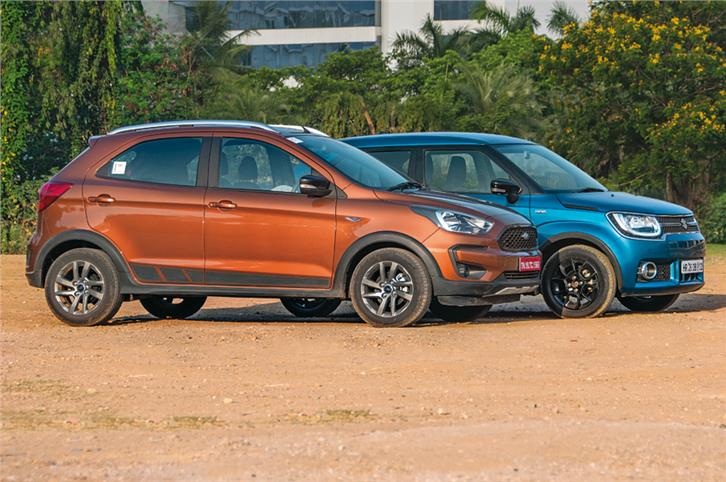 2018 Ford Freestyle vs Maruti Ignis comparison