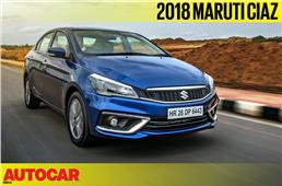 2018 Maruti Suzuki Ciaz petrol SHVS video review