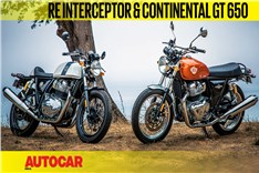 Royal Enfield Interceptor, Continental GT 650 video review