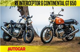Royal Enfield Interceptor, Continental GT 650 video review