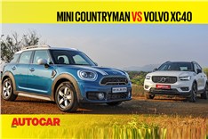 Mini Countryman vs Volvo XC40 comparison video