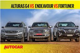 Alturas G4 vs Endeavour vs Fortuner comparison video