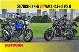 2019 Suzuki Gixxer vs Yamaha FZ-S v3.0 comparison video