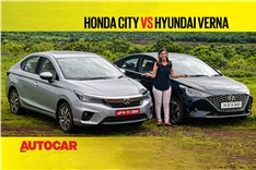 2020 Honda City vs Hyundai Verna diesel comparison video