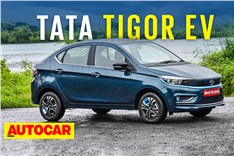 2021 Tata Tigor EV facelift video review 