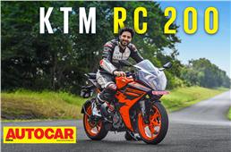 2021 KTM RC 200 video review