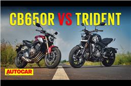 Honda CB650R vs Triumph Trident 660 comparison video
