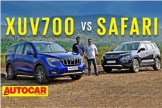 Mahindra XUV700 vs Tata Safari comparison video