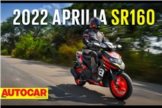 2022 Aprilia SR 160 video review
