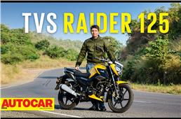 TVS Raider 125 video review 