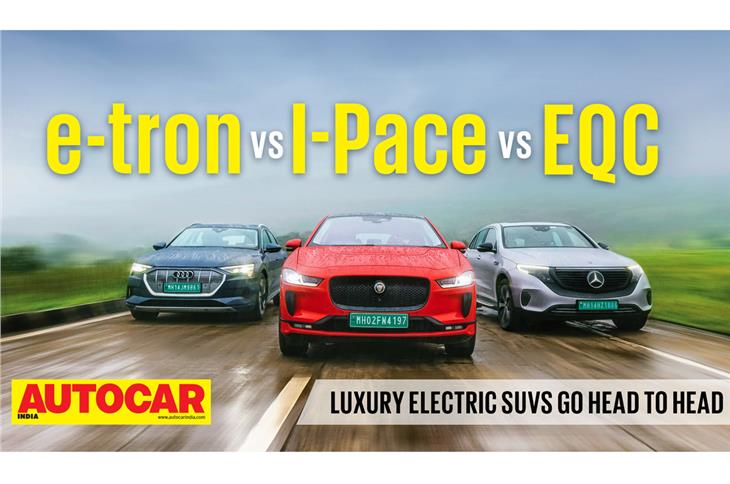 Audi e-tron vs Jaguar I-Pace vs Mercedes-Benz EQC comparison video 