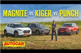 Tata Punch vs Nissan Magnite vs Renault Kiger comparison ...