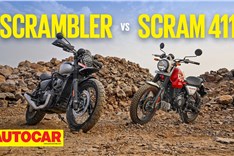 Yezdi Scrambler vs Royal Enfield Scram 411 comparison video