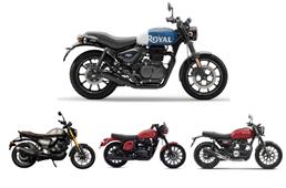 Royal Enfield Hunter 350 vs rivals: specifications compared