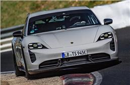 Porsche Taycan Turbo S sets new Nurburgring lap time record