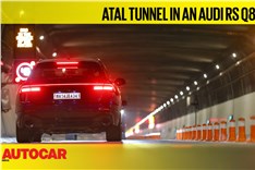 Atal Tunnel in an Audi RS Q8