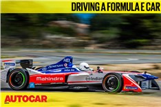 Driving a Formula E car feature video