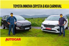 Kia Carnival and Toyota Innova Crysta - What makes a premium MPV