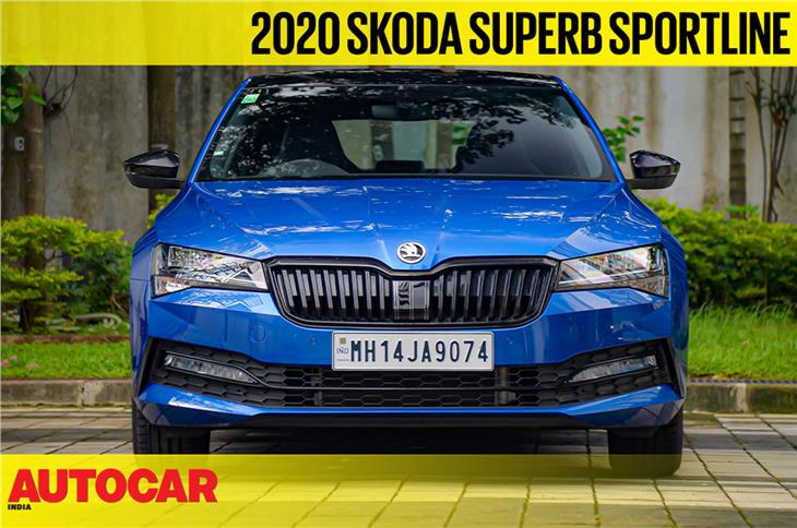 2020 Skoda Superb Sportline first look video