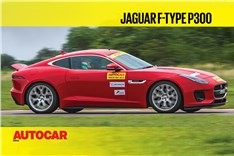 HOT LAP: Jaguar F-Type P300 Autocar India Track Day 2019 video