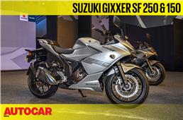 2019 Suzuki Gixxer SF 250, 150 first look video  