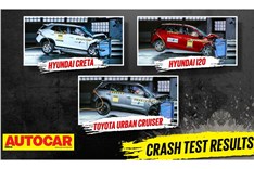 Hyundai Creta, i20 & Toyota Urban Cruiser Global NCAP crash test video