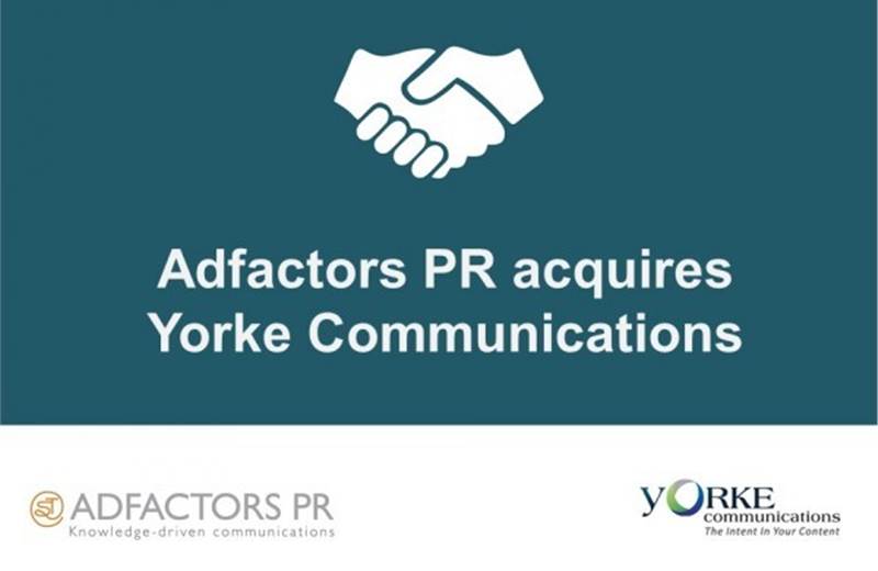 Adfactors PR acquires stake in Yorke Communications