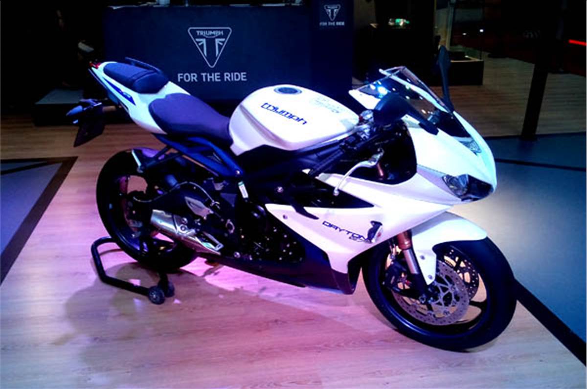 Auto Expo 14 Triumph Daytona 675 Launched Autocar India Auto Expo 14 Triumph Daytona 675 Launched Autocar India