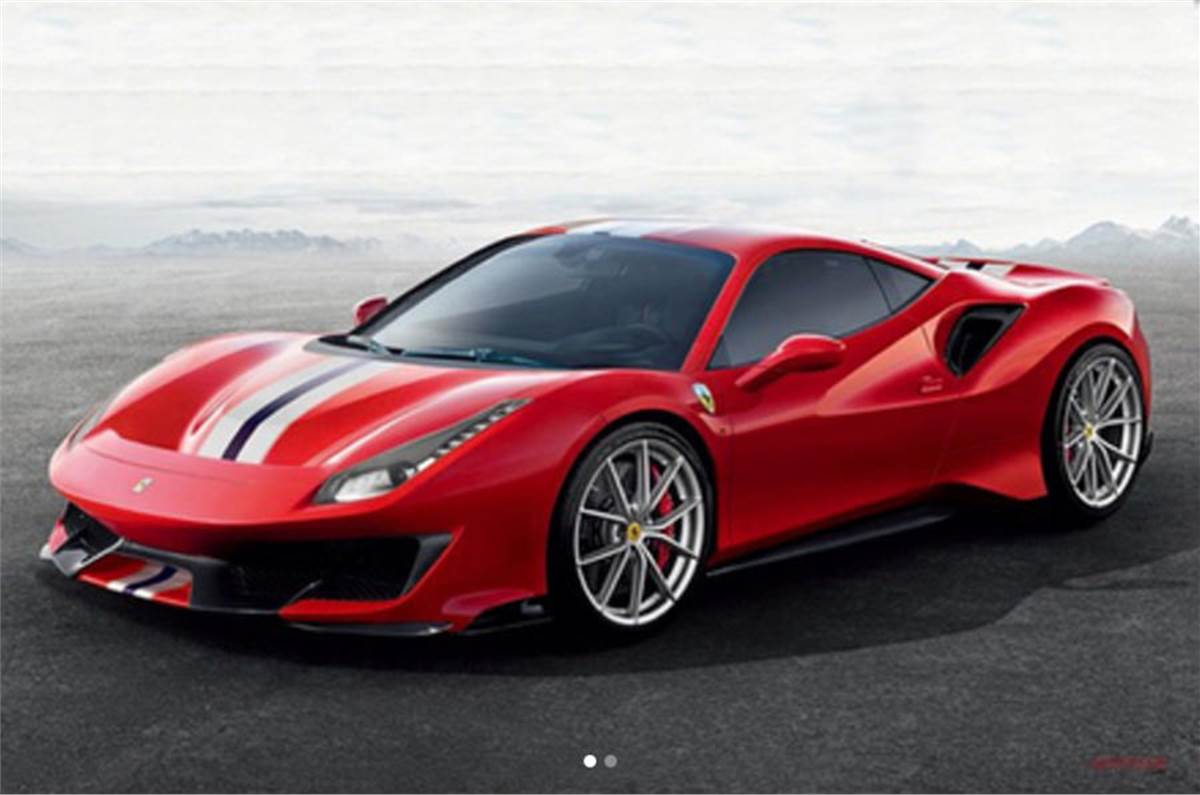 Ferrari 488 Pista Performance Edition Images And Details Based On The Gtb Autocar India
