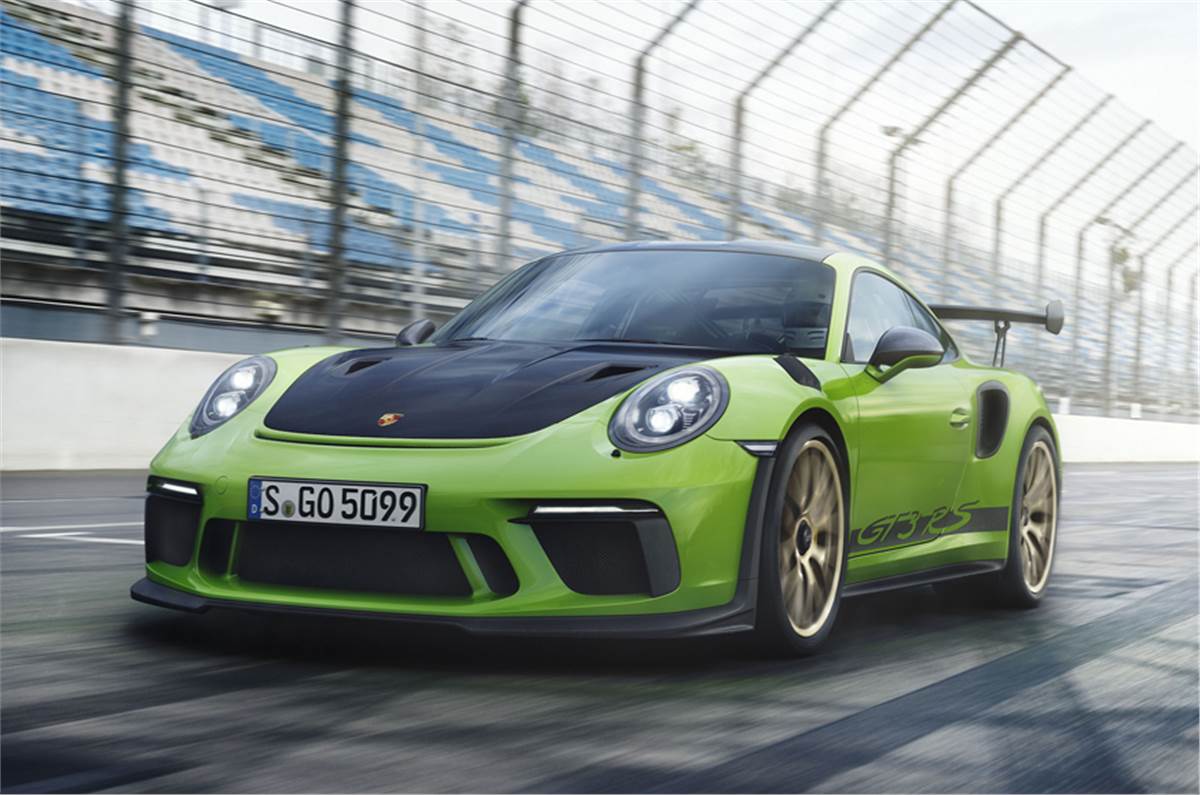 2018 Porsche 911 Gt3 Rs Launched In India At Rs 2 75 Crore Autocar India