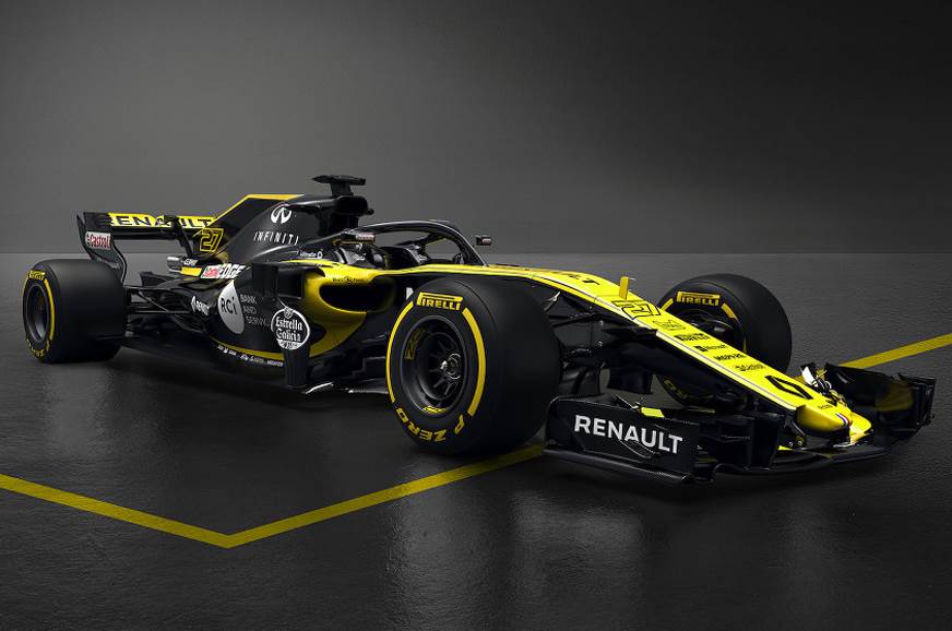 18 Renault F1 Race Car Revealed For 18 Formula 1 Season Autocar India