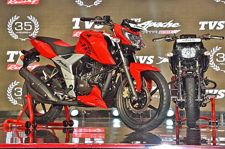 18 Tvs Apache Rtr 160 4v Launched In India At Rs 81 490 Autocar India